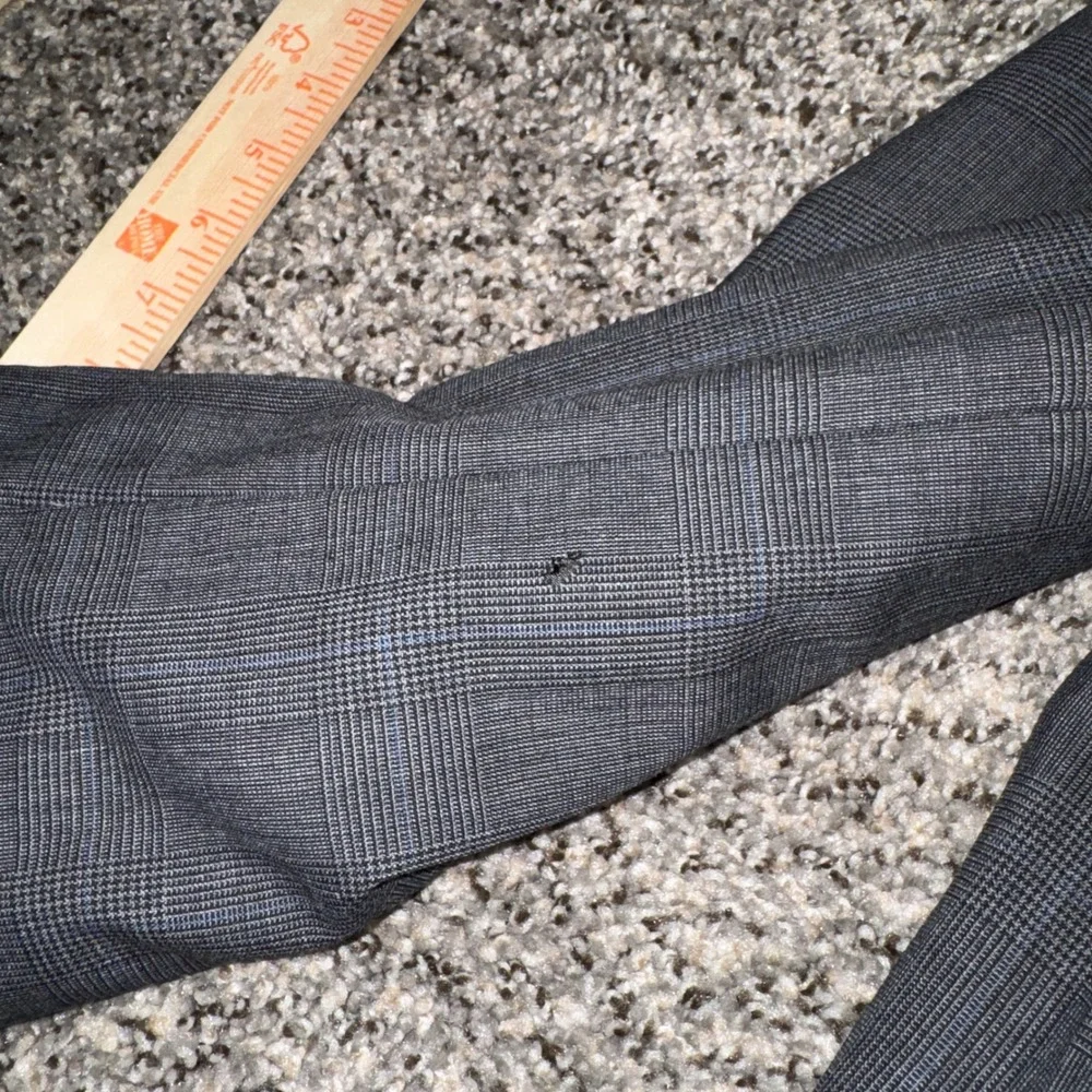 Vintage Balmain Grey Glen Plaid Blazer Jacket 42R Mens Sport Coat *PLEASE READ*
